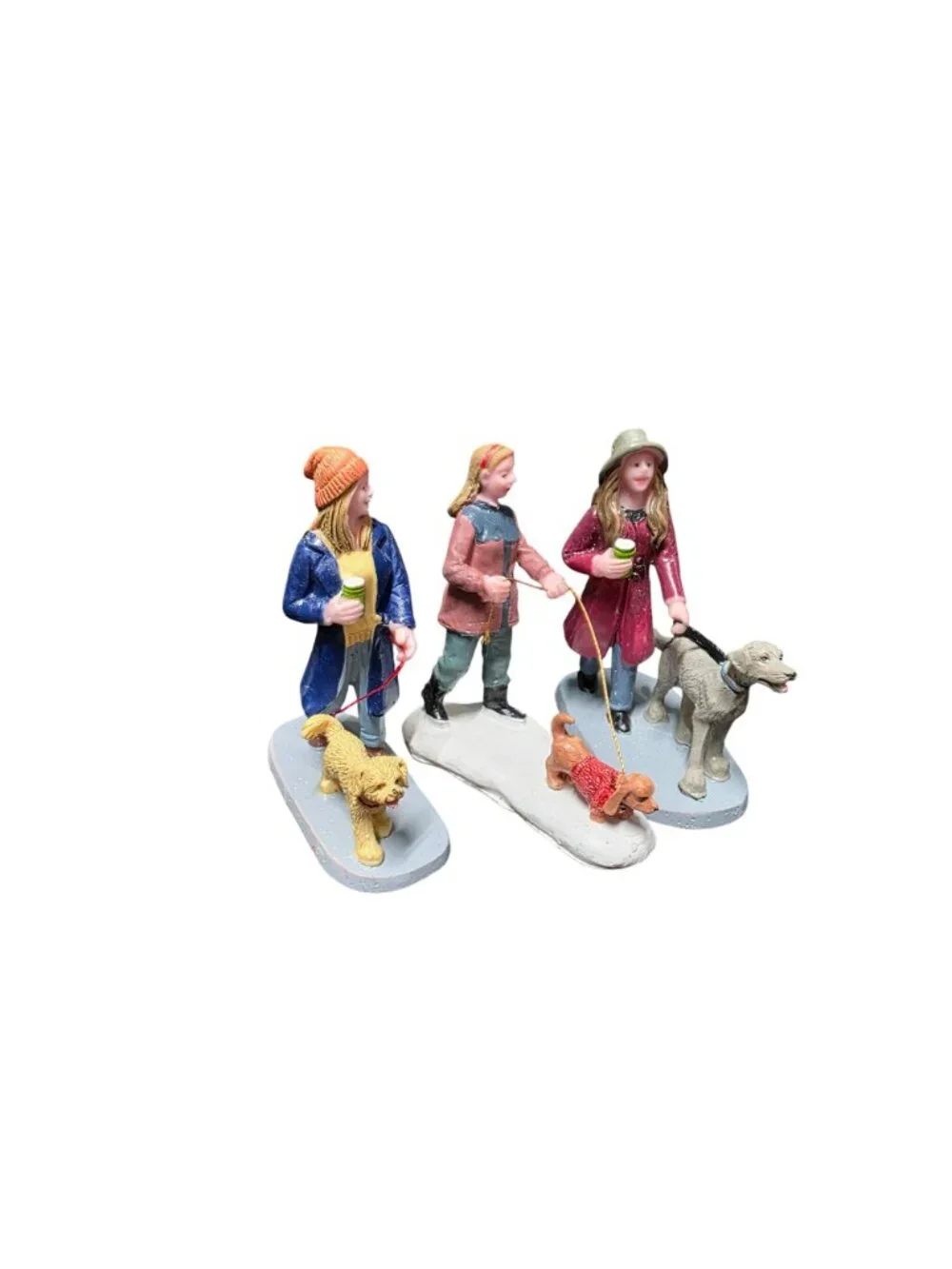 Lemax Village Collection Multi-Tasking Strolling With Pooch